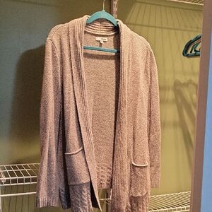 Sonoma Grey Open-Front Cardigan